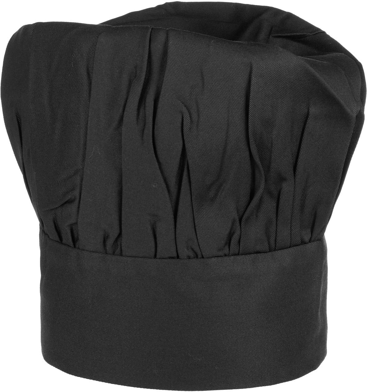 Czapka Kucharska Bistro, czarny, One Size