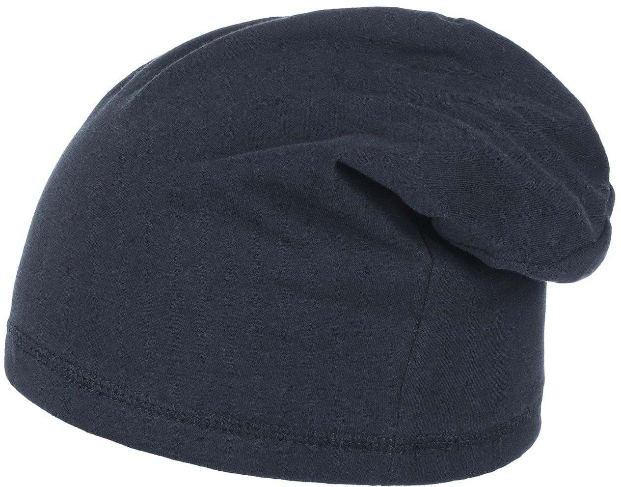 Czapka z Dżerseju Boston Oversize by Lipodo, niebieski, One Size