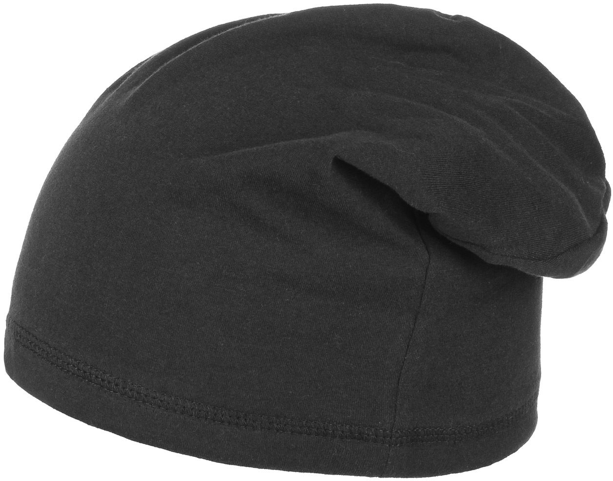 Czapka z Dżerseju Boston Oversize by Lipodo, czarny, One Size