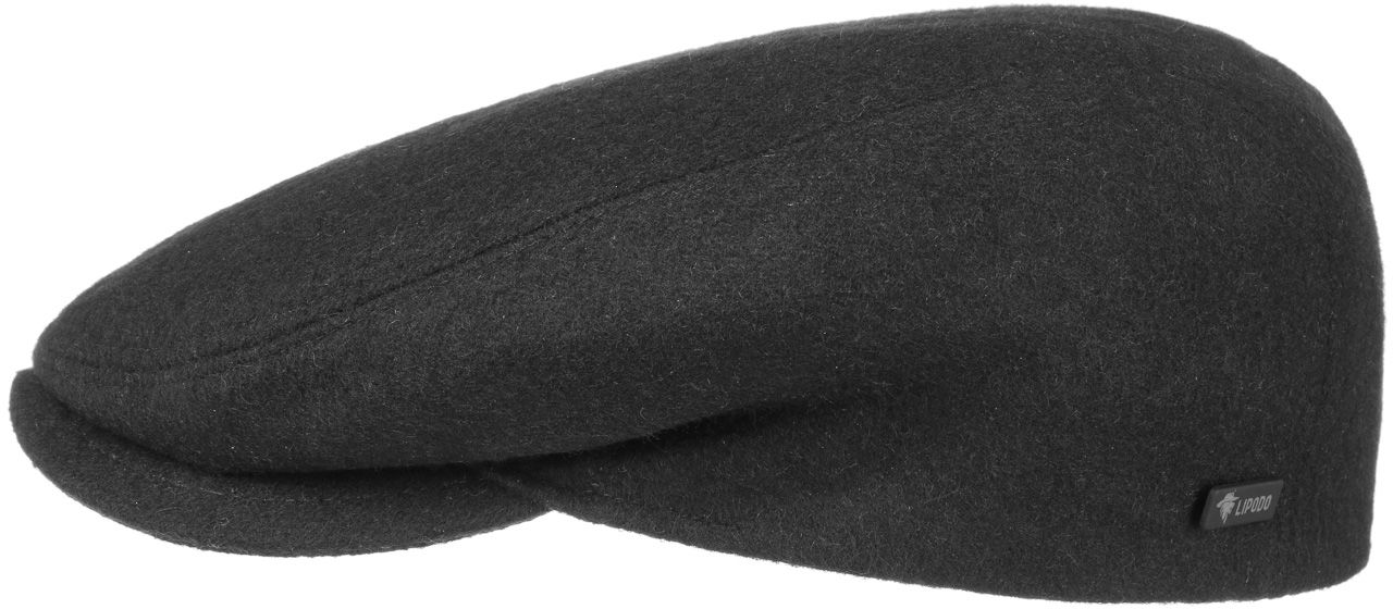 Płaski Kaszkiet Sport by Lipodo, czarny, 56 cm
