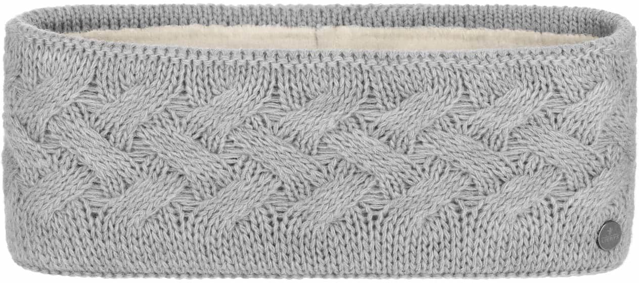 Opaska na Czoło Fauske by Lierys, jasnoszary, One Size