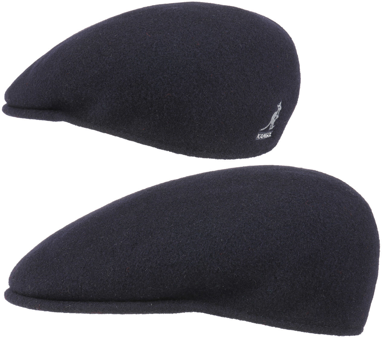 Płaski Kaszkiet 504 by Kangol, niebieski, XL (60-61 cm)