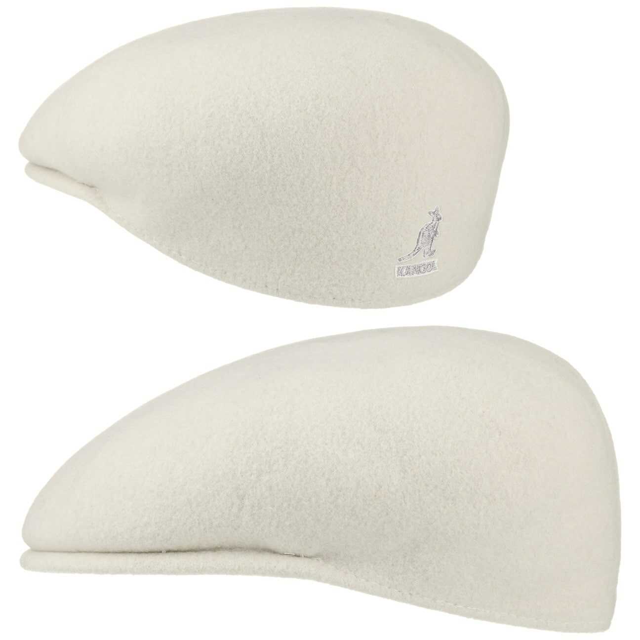 Płaski Kaszkiet 504 by Kangol, kremowobiały, XXL (62-63 cm)