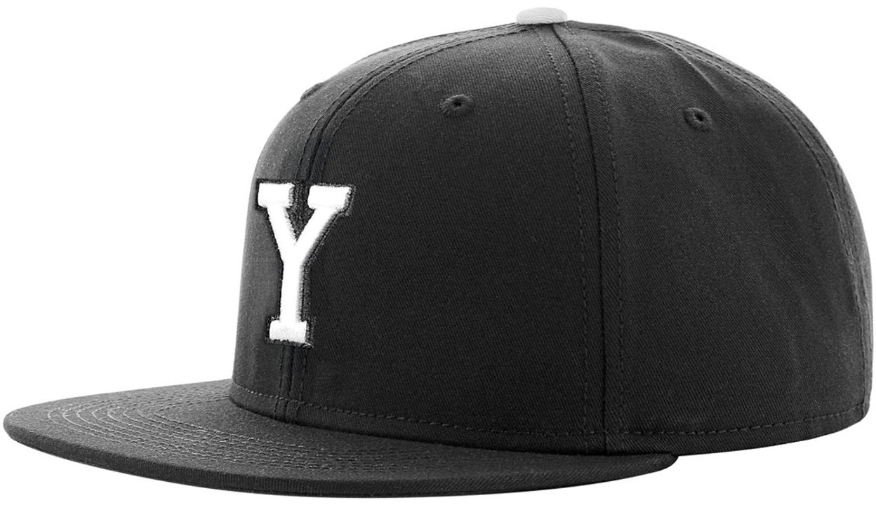 Czapka Snapback Letter Y, czarny, One Size