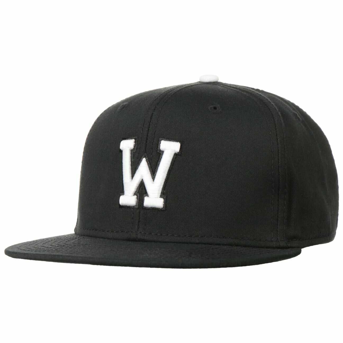 Czapka Snapback Letter W, czarny, One Size