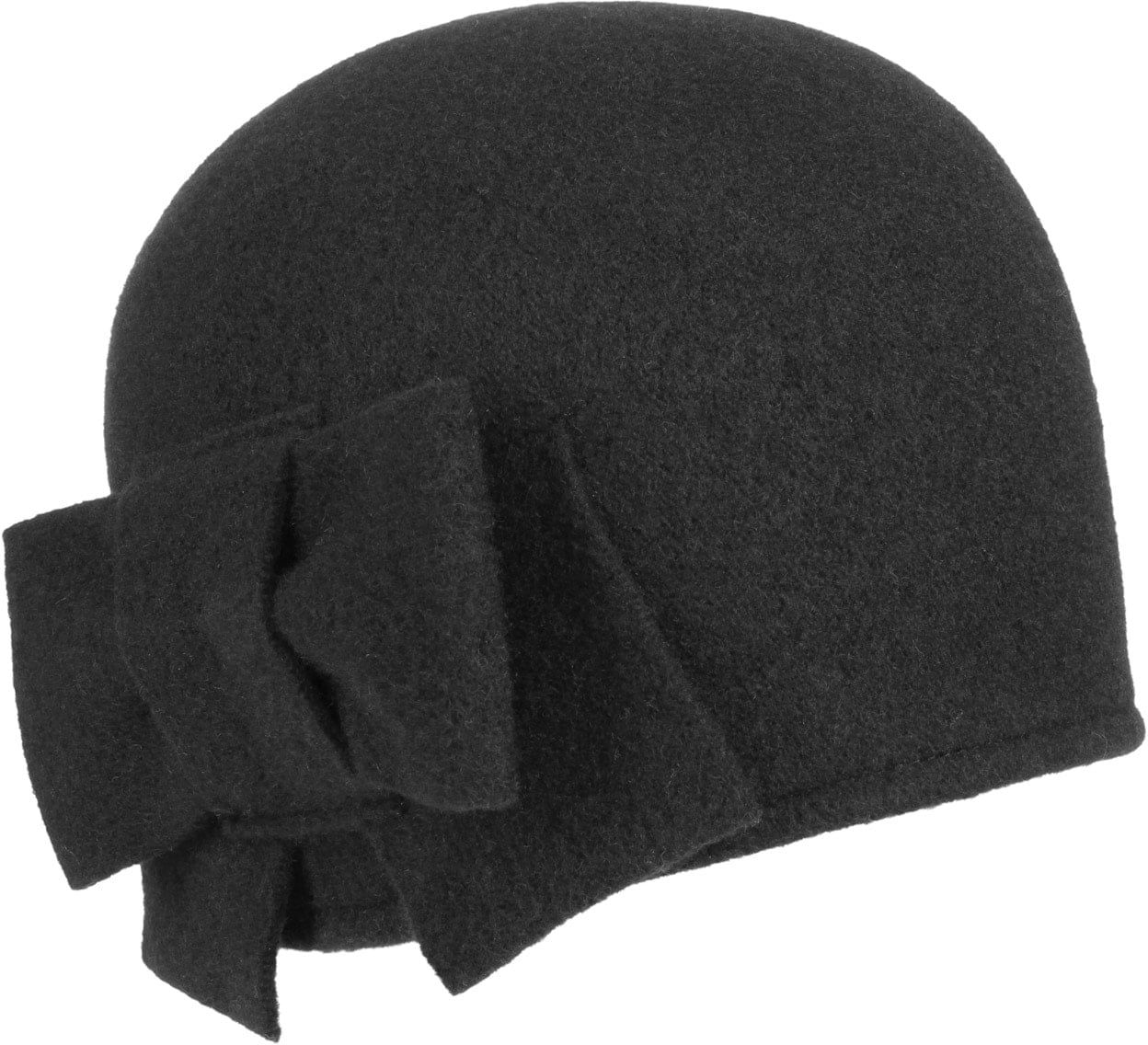 Czapka z Sukna Wełnianego Litika by Seeberger, czarny, One Size