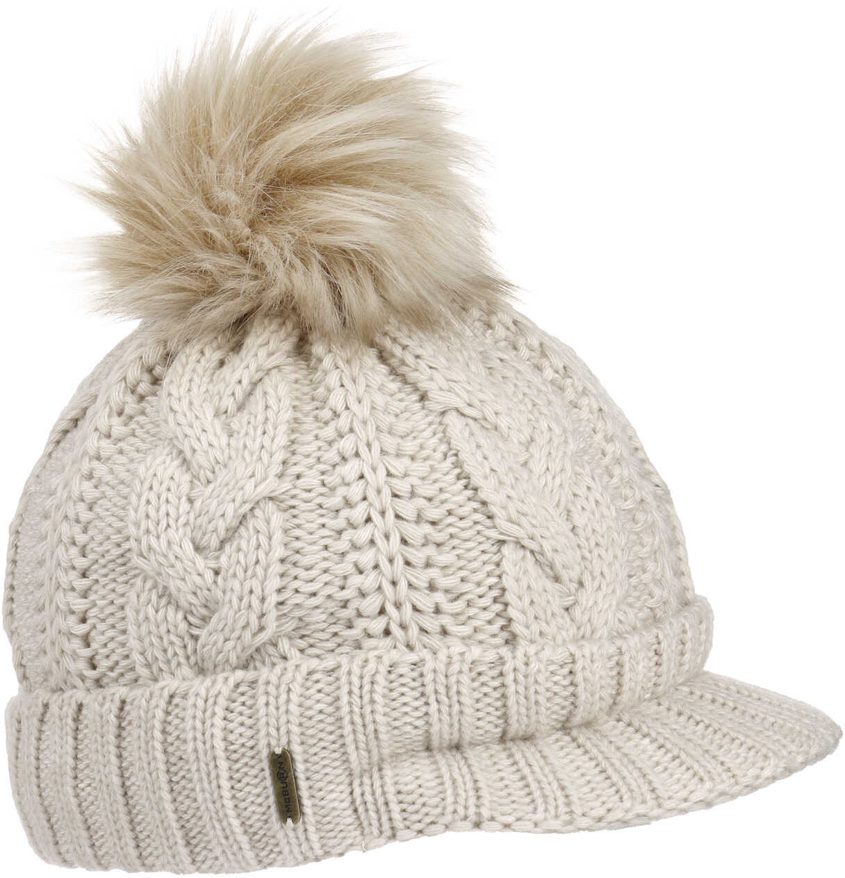 Czapka Britta Cable Knit by McBURN, beżowy, One Size