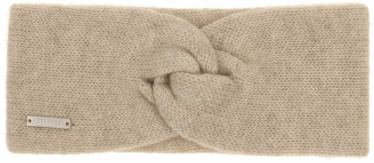 Opaska na Czoło Lasuna Kaszmir by Seeberger, beżowy, One Size