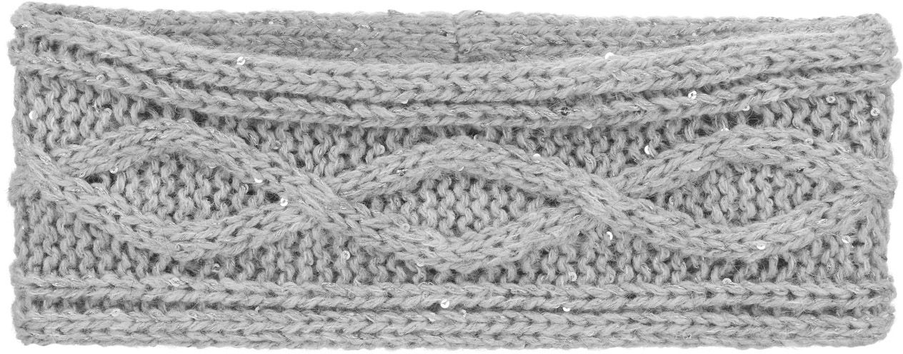 Opaska na Czoło Milinda Lurex Cekiny by Lipodo, szary, One Size