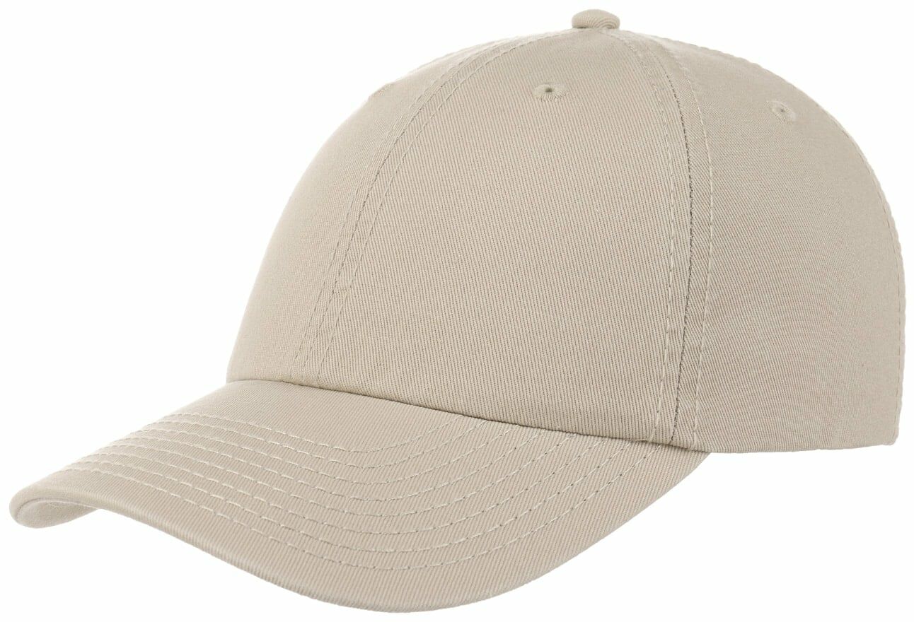 Czapka Dad Hat Strapback, jasnobeżowy, One Size