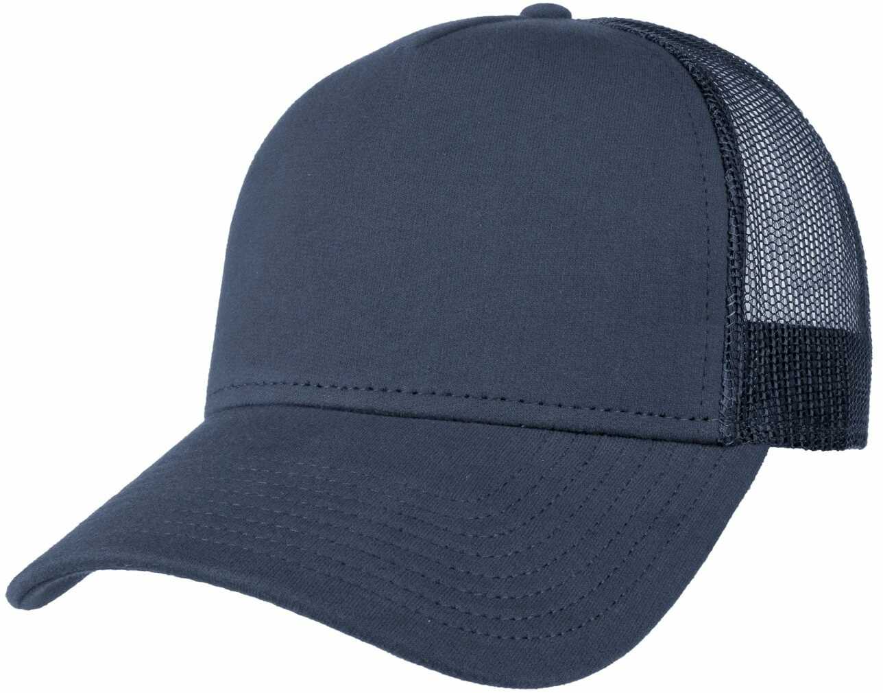 Czapka Dżersej Trucker, ciemnoniebieski, One Size
