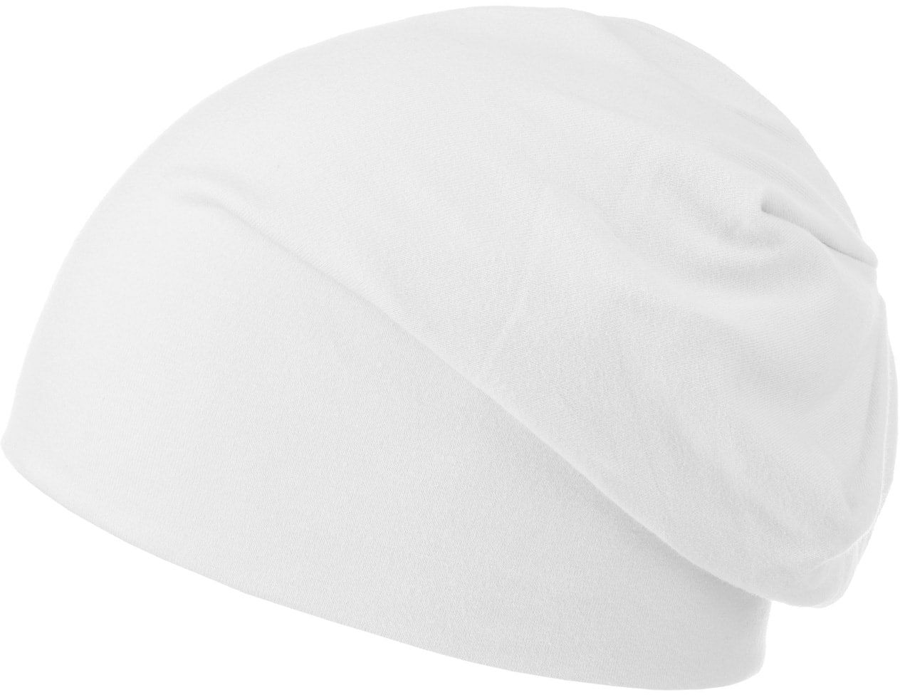 Czapka Beanie Flashy Oversize, biały, One Size