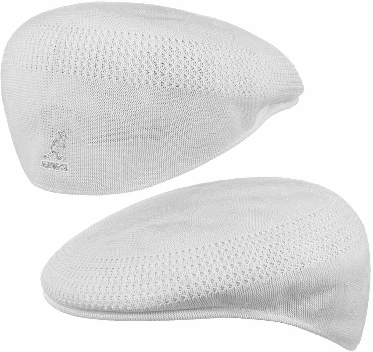 Płaski Kaszkiet 504 Tropic Ventair II by Kangol, biały, M (56-57 cm)