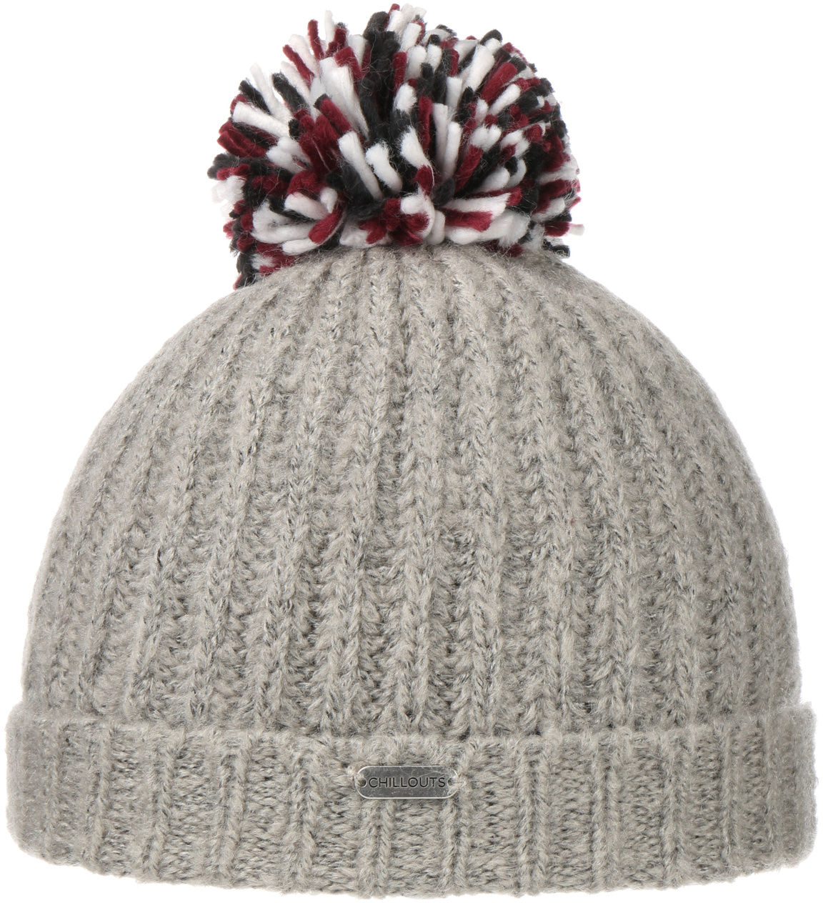Czapka z Pomponem Alma by Chillouts, szary, One Size