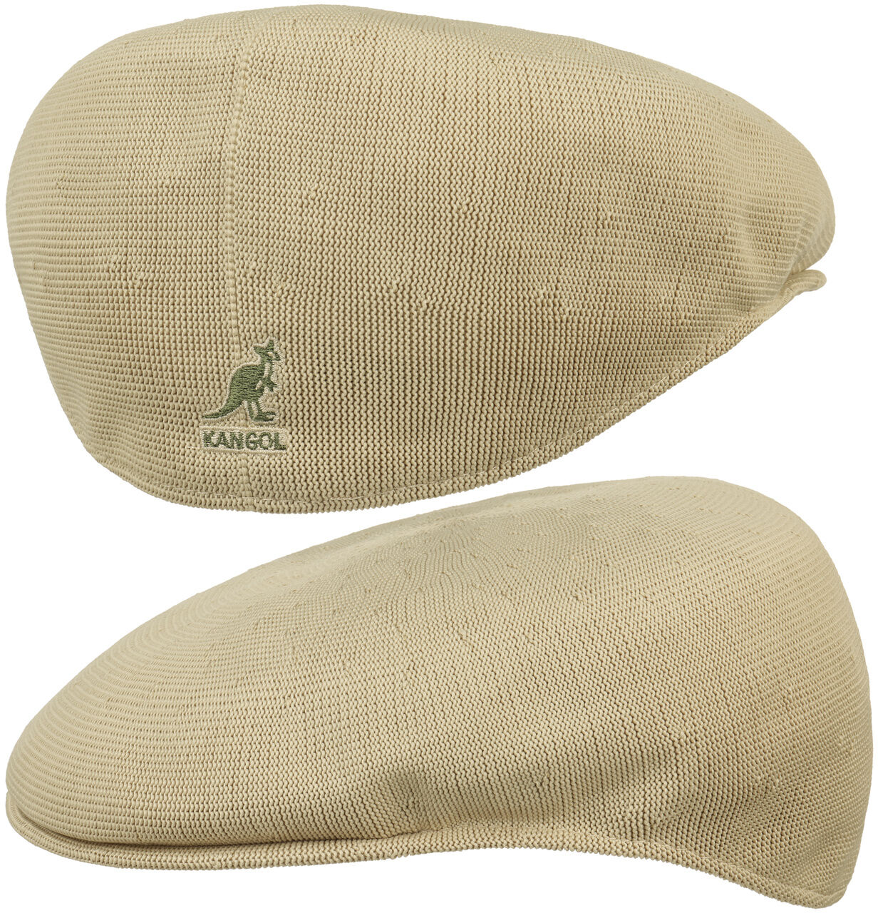 Płaski Kaszkiet 504 Tropic by Kangol, beżowy, M (56-57 cm)