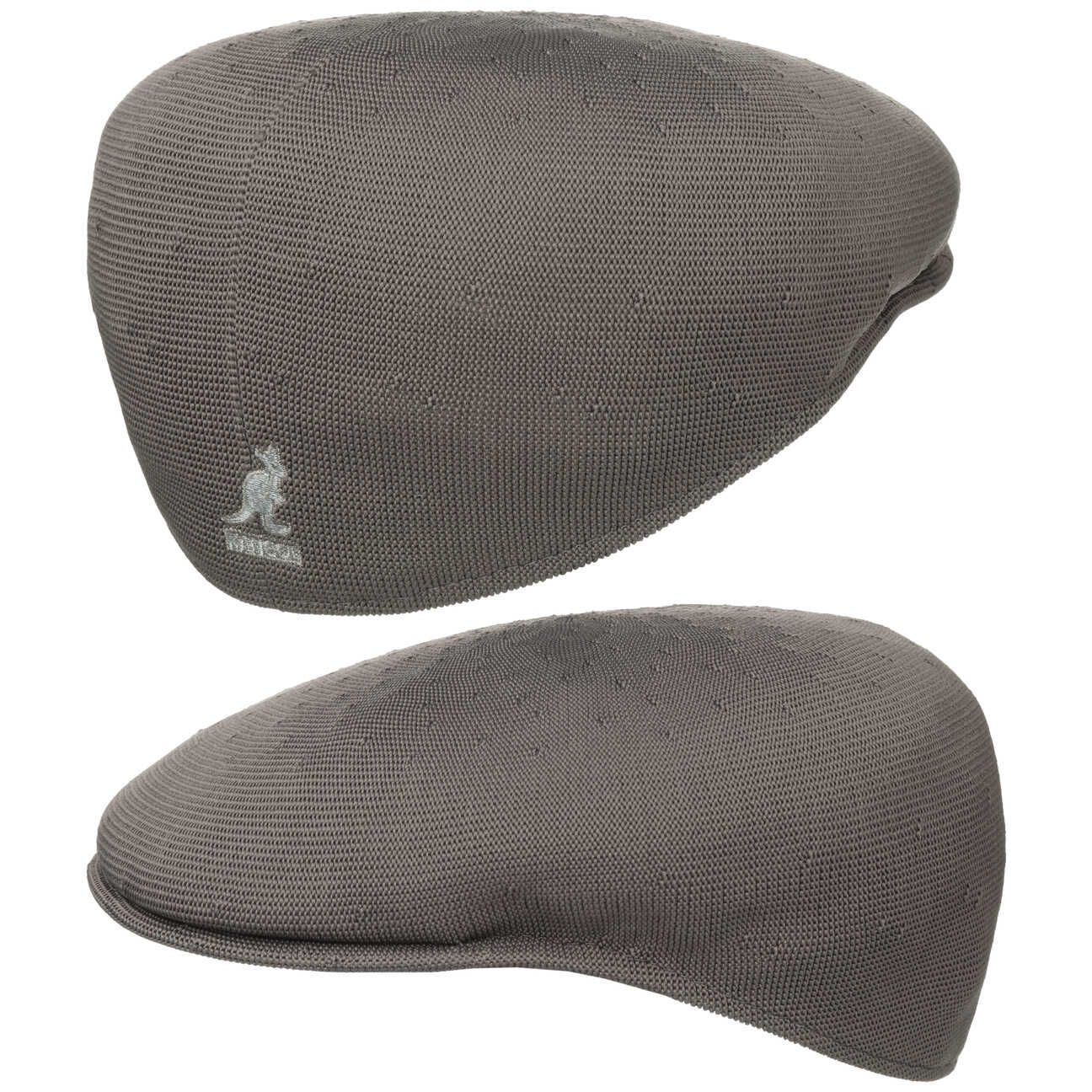 Płaski Kaszkiet 504 Tropic by Kangol, antracytowy, S (54-55 cm)
