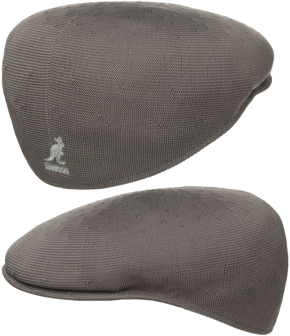 Płaski Kaszkiet 504 Tropic by Kangol, antracytowy, XL (60-61 cm)