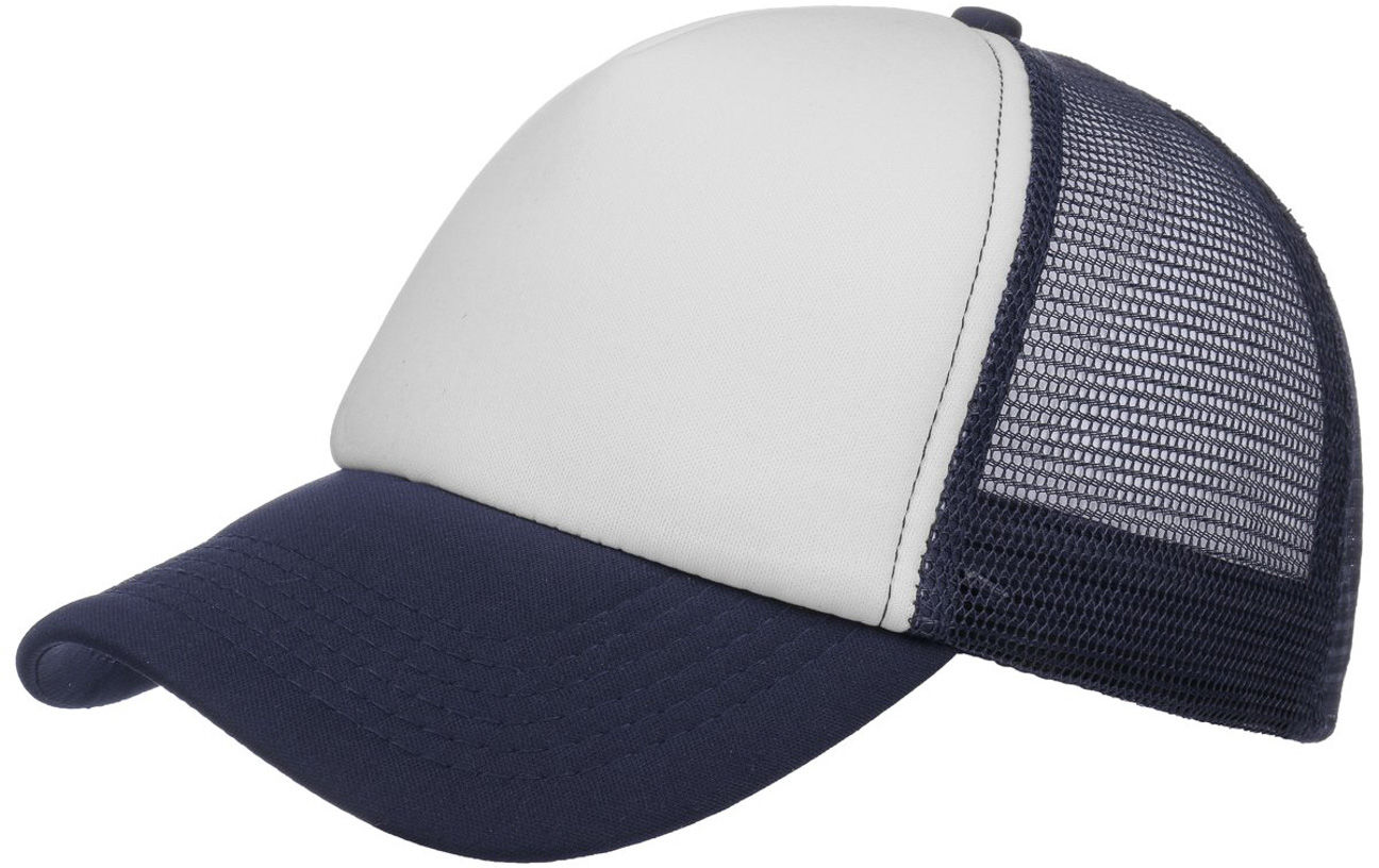 Czapka z Meshu Lata 70 Rapper, niebieski, One Size
