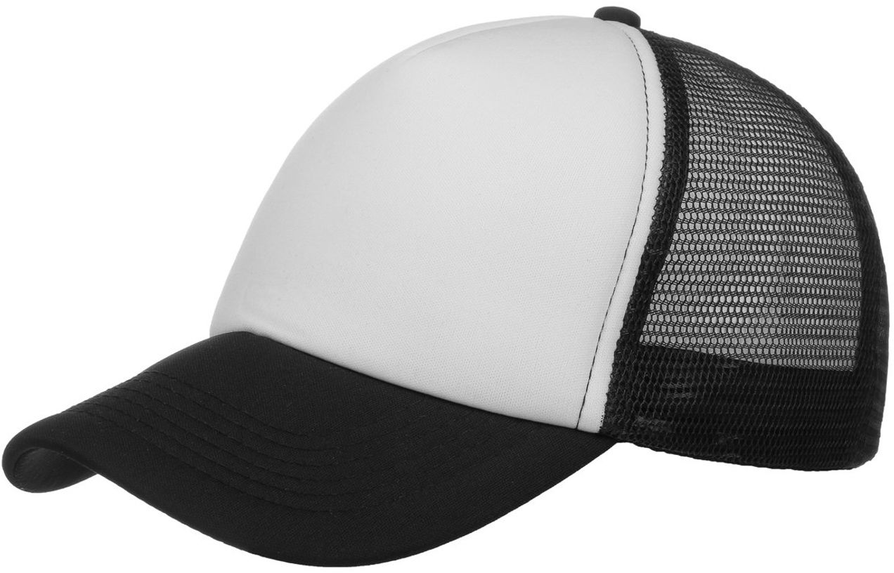 Czapka z Meshu Lata 70 Rapper, czarny, One Size