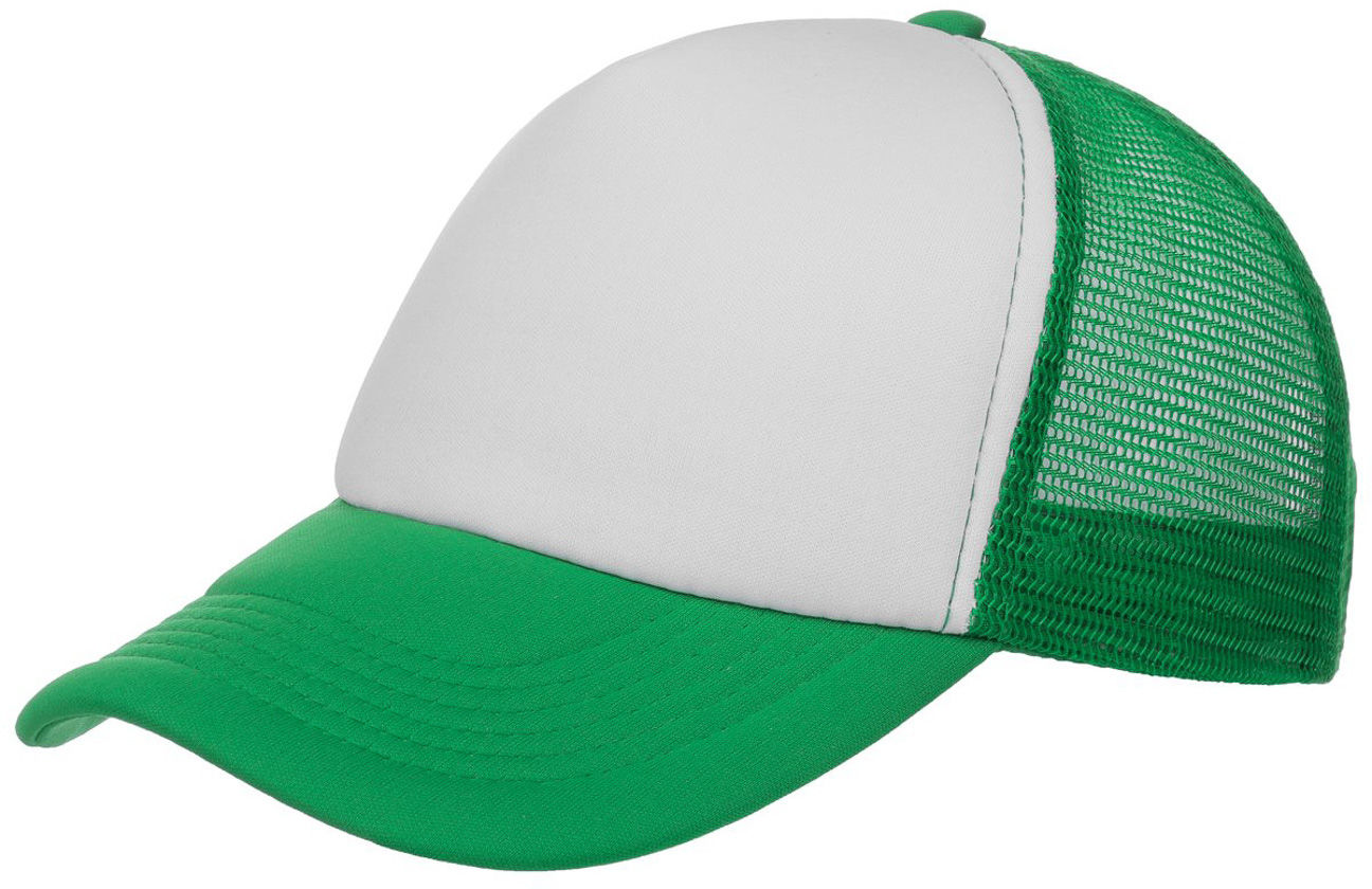 Czapka z Meshu Lata 70 Rapper, zielony, One Size