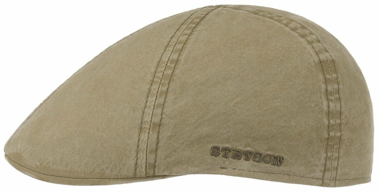 Płaski Kaszkiet Texas Organic Cotton by Stetson, ciemnobeżowy, XXL (62-63 cm)