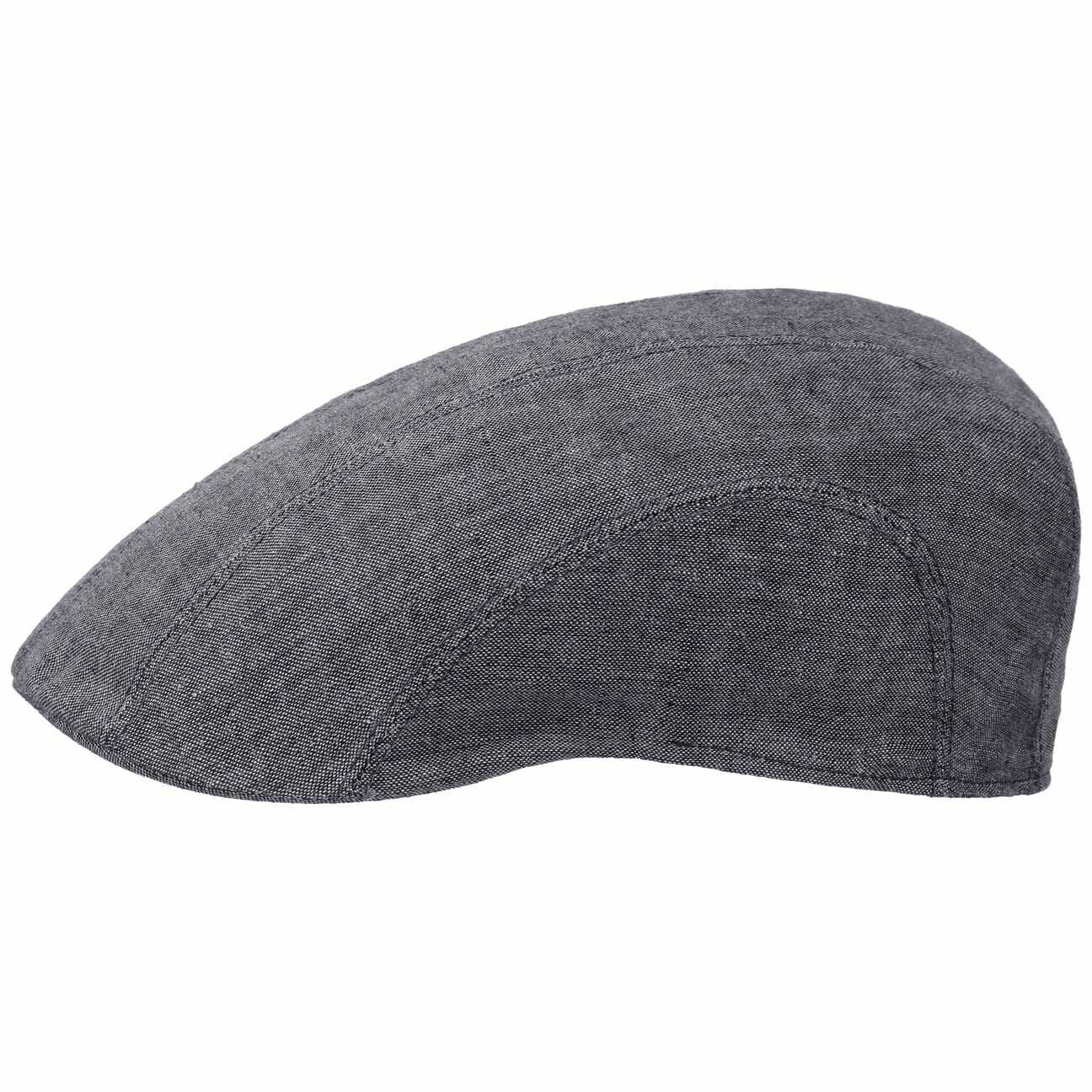 Płaski Kaszkiet Madison Len by Stetson, szary, 59 cm