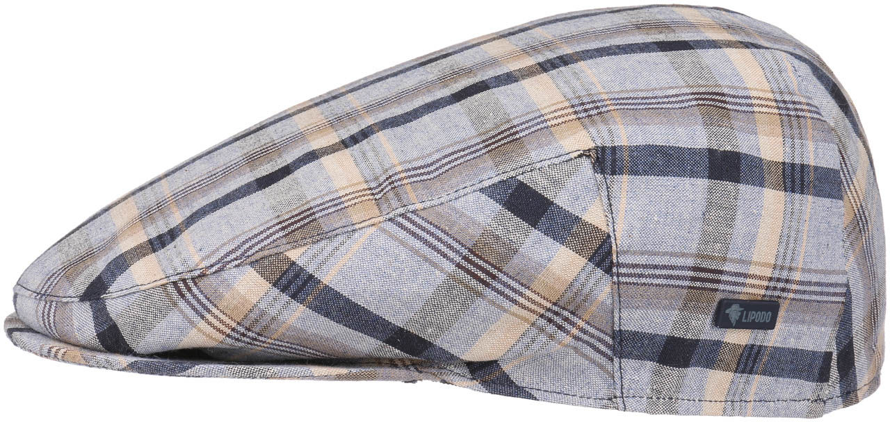 Płaski Kaszkiet Inglese Cotton by Lipodo, niebieski, 56 cm