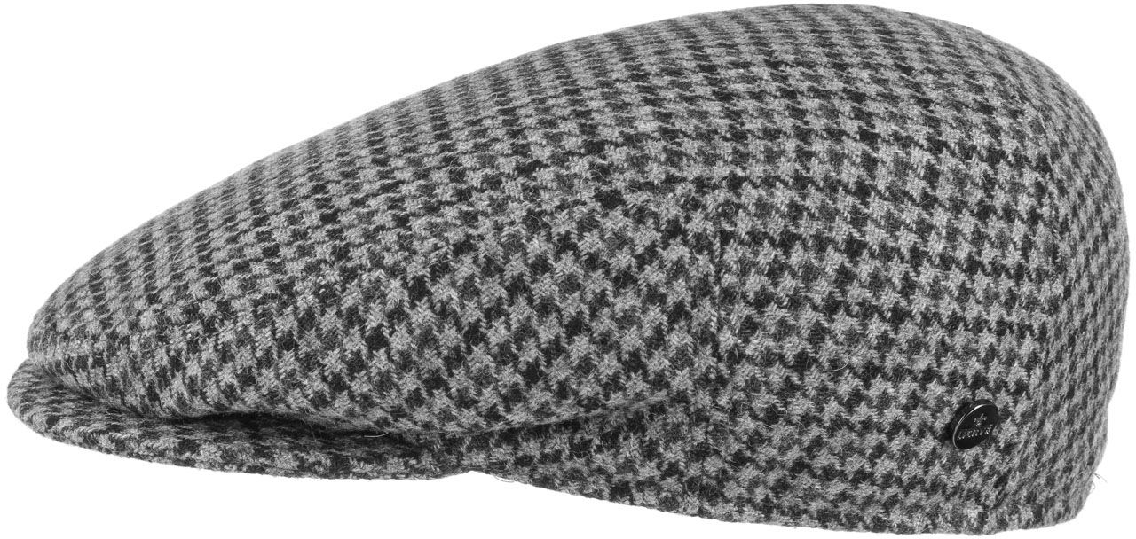 Płaski Kaszkiet Britain Pepitka by Lierys, szary, 56 cm