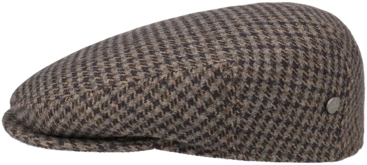 Płaski Kaszkiet Britain Pepitka by Lierys, brązowy, 55 cm