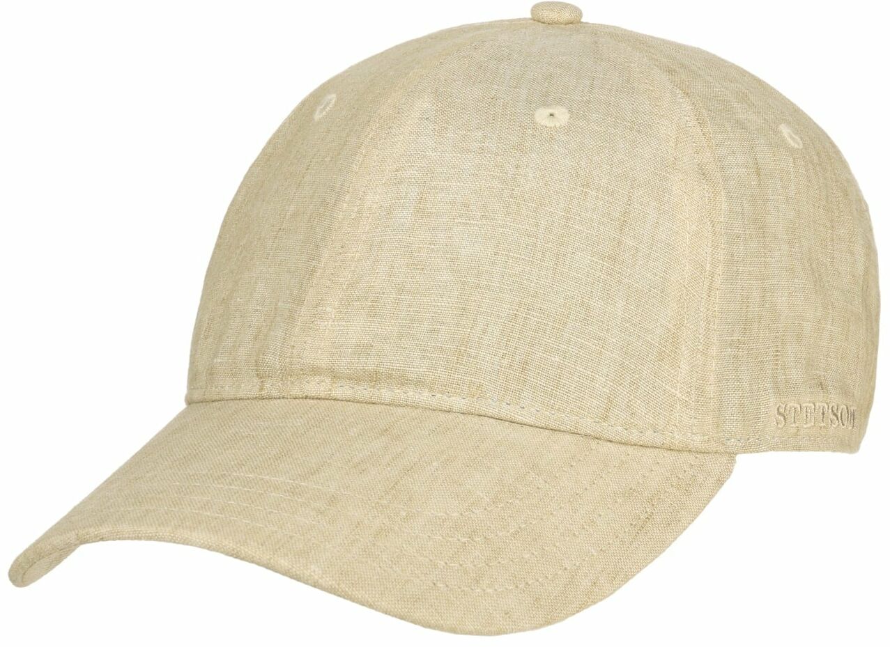 Czapka Bejsbolówka Sydell Len by Stetson, beżowy nakrapiany, L (58-59 cm)