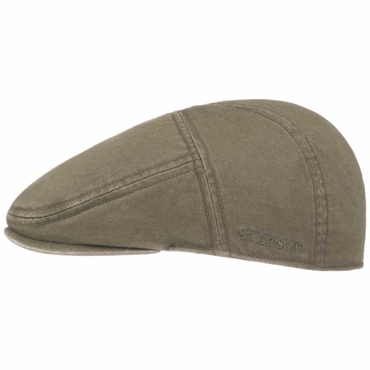 Kaszkiet Paradise Cotton by Stetson, oliwkowy, S (54-55 cm)