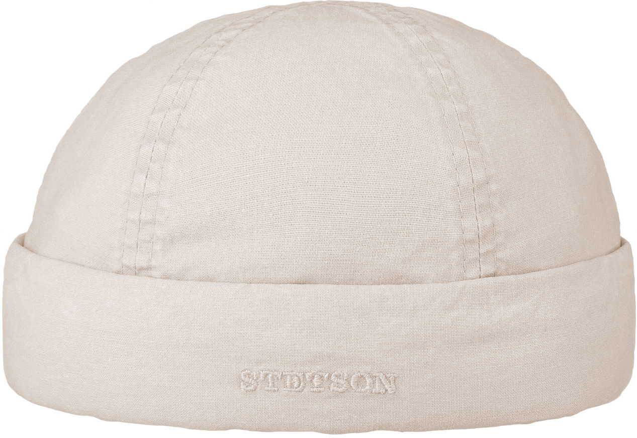 Czapka Dokerka Delave Organic Cotton by Stetson, jasnobeżowy, XL (60-61 cm)