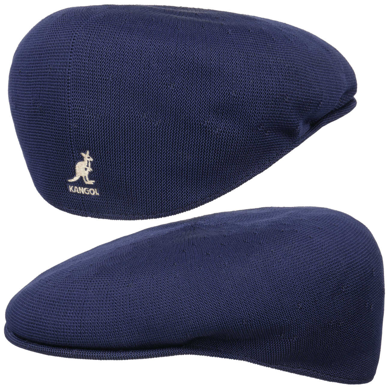 Płaski Kaszkiet 504 Tropic by Kangol, niebieski, M (56-57 cm)