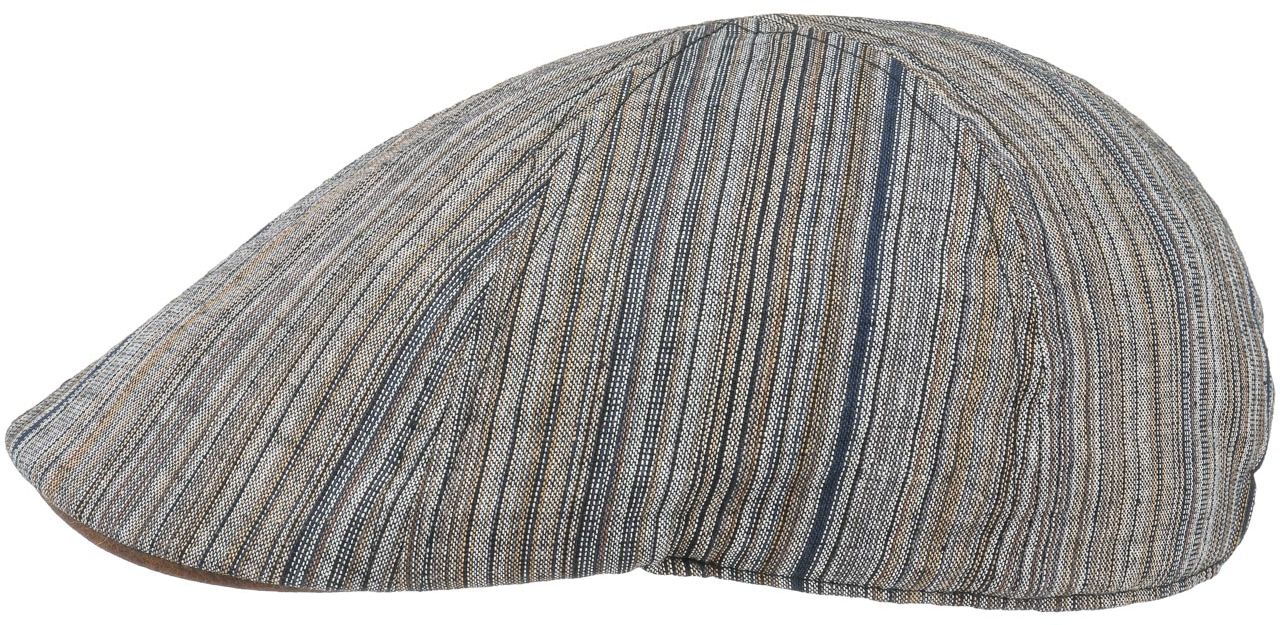 Płaski Kaszkiet Linen Rayon Gatsby by Lipodo, brązowy, L (58-59 cm)