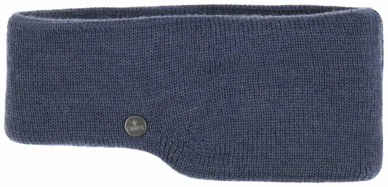 Opaska na Czoło Fine Merino by Lierys, denim, One Size