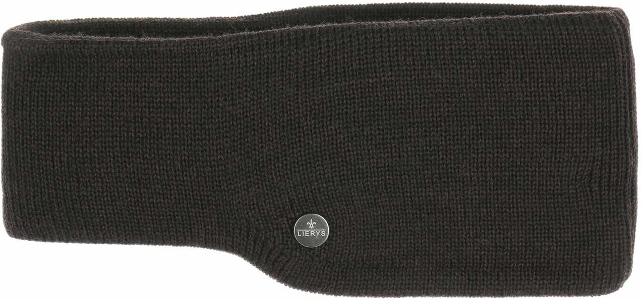 Opaska na Czoło Fine Merino by Lierys, ciemnobrązowy  , One Size