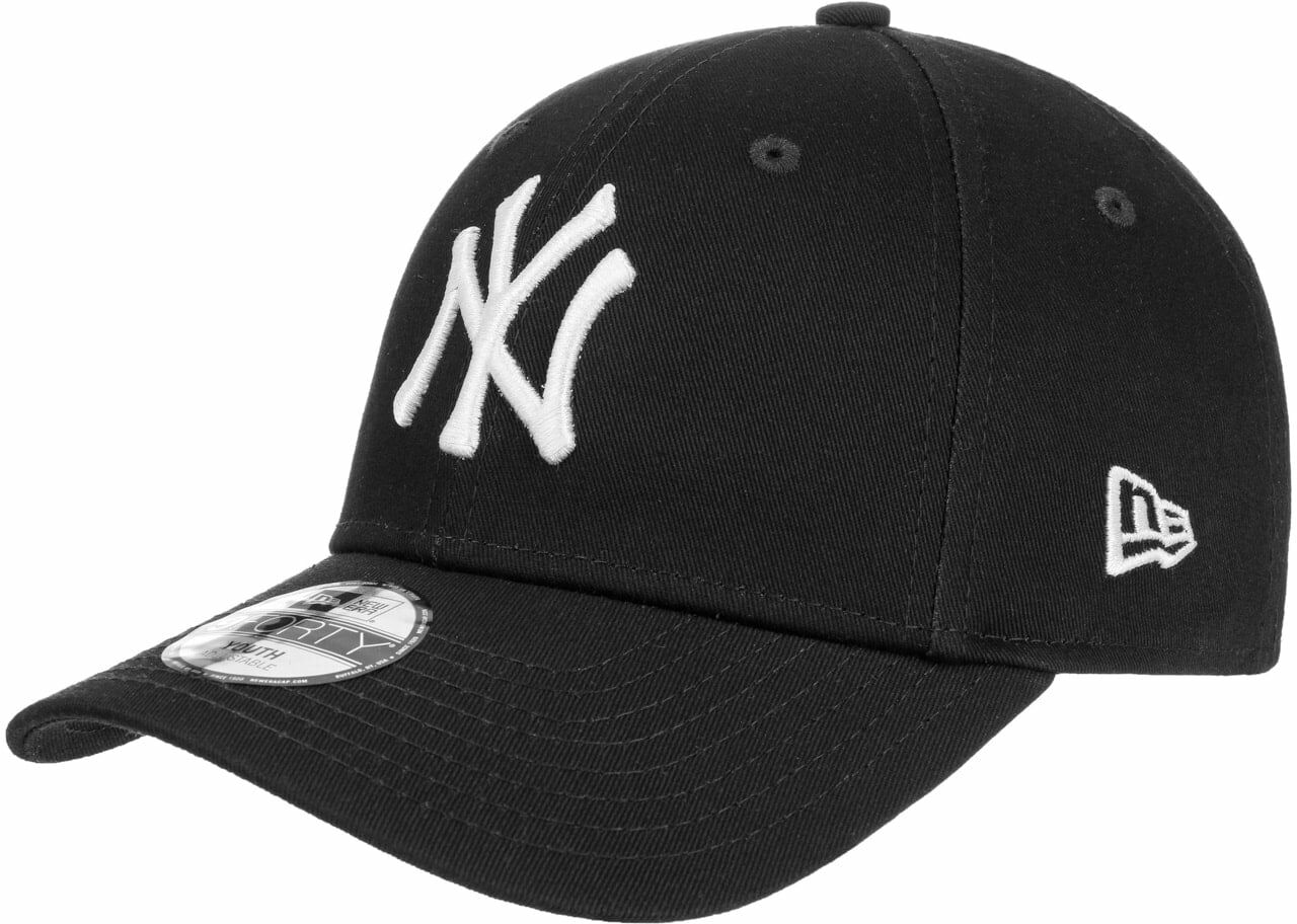 Czapka 9Forty JUNIOR NY Yankees by New Era, czarno-biały, Youth (52-56 cm)
