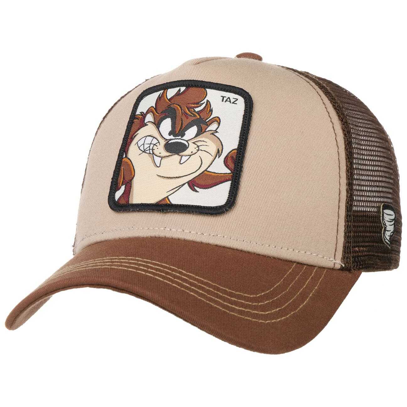 Czapka Trucker Looney Taz 2 by Capslab, jasnobrązowy, One Size