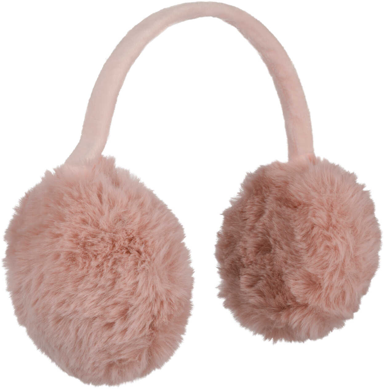 Nauszniki One Colour Futro Tkane by McBURN, brudny róż, One Size