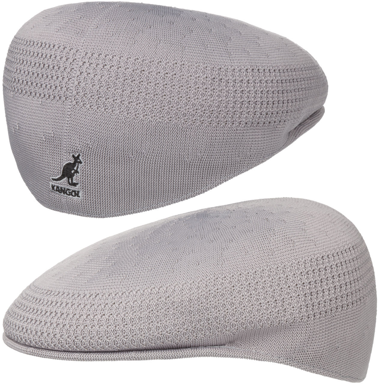 Płaski Kaszkiet 504 Tropic Ventair by Kangol, szary, XL (60-61 cm)