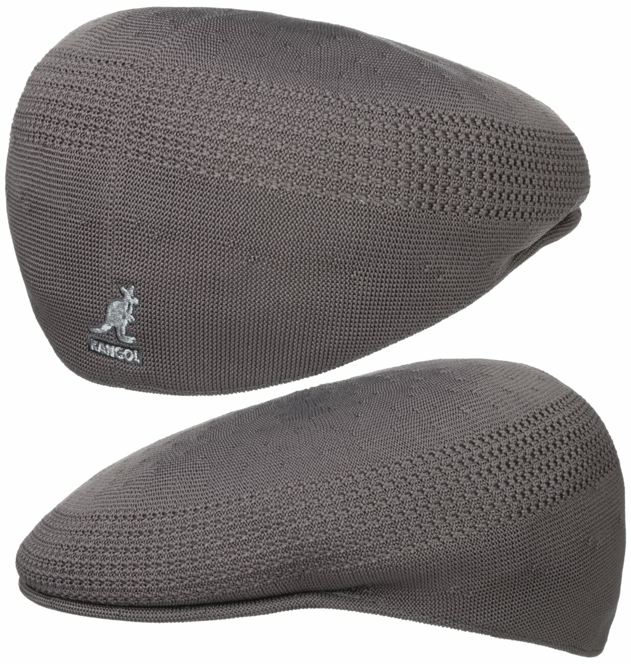 Płaski Kaszkiet 504 Tropic Ventair by Kangol, antracytowy, M (56-57 cm)