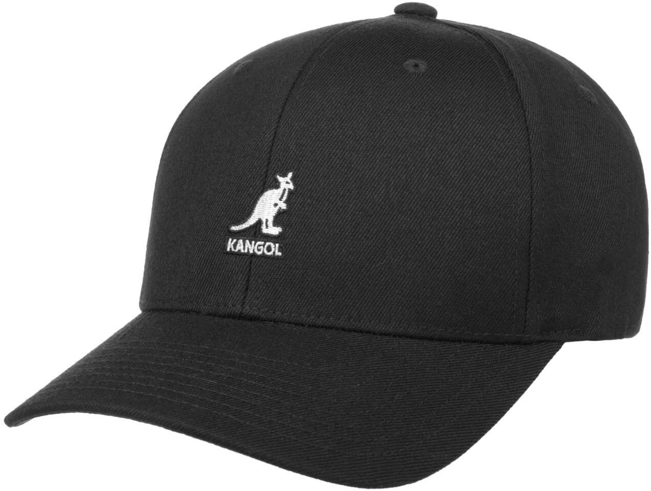 Czapka Wool Flexfit by Kangol, czarny, S/M (54-57 cm)