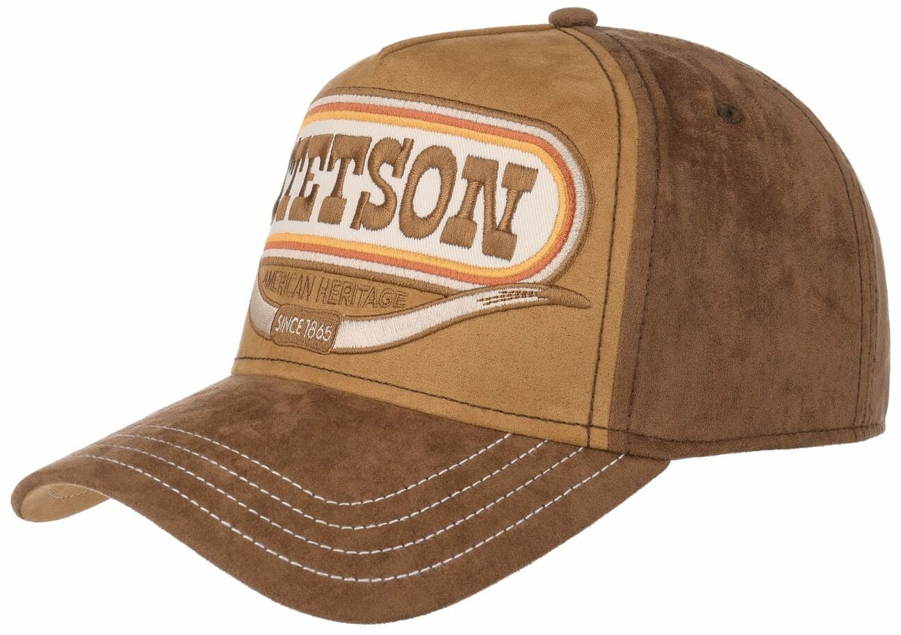 Buffalo Horn Cap by Stetson, brązowy, One Size