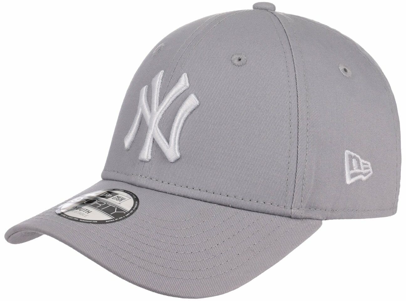 Czapka 9Forty JUNIOR NY Yankees by New Era, jasnoszary, Youth (52-56 cm)