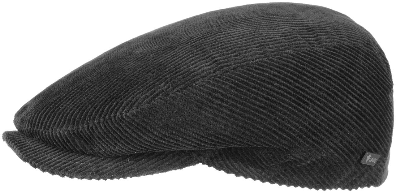 Płaski Kaszkiet Cordial by Lipodo, czarny, XL (60-61 cm)