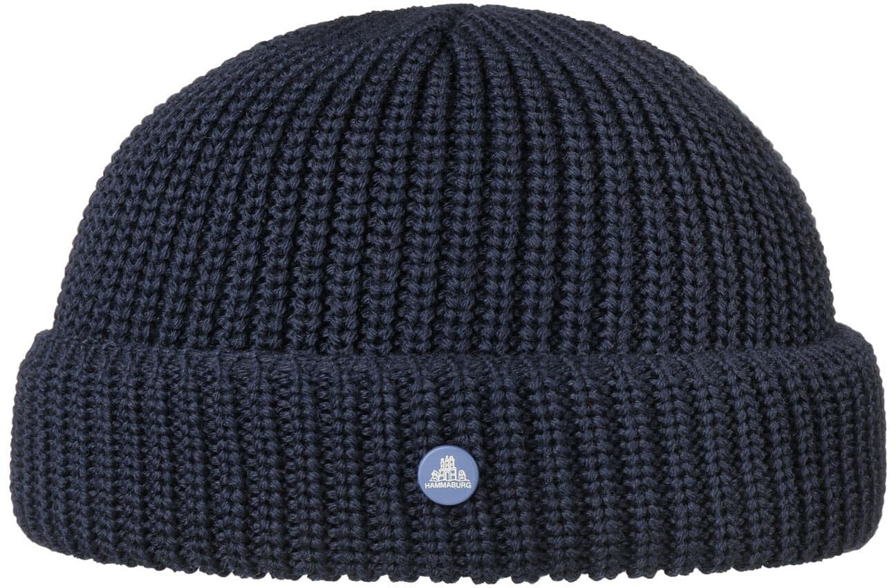 Czapka Dokerka Dzianinowa by Hammaburg, ciemnoniebieski, One Size