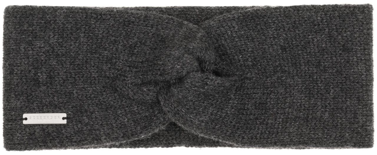 Opaska na Czoło Lasuna Kaszmir by Seeberger, antracytowy, One Size