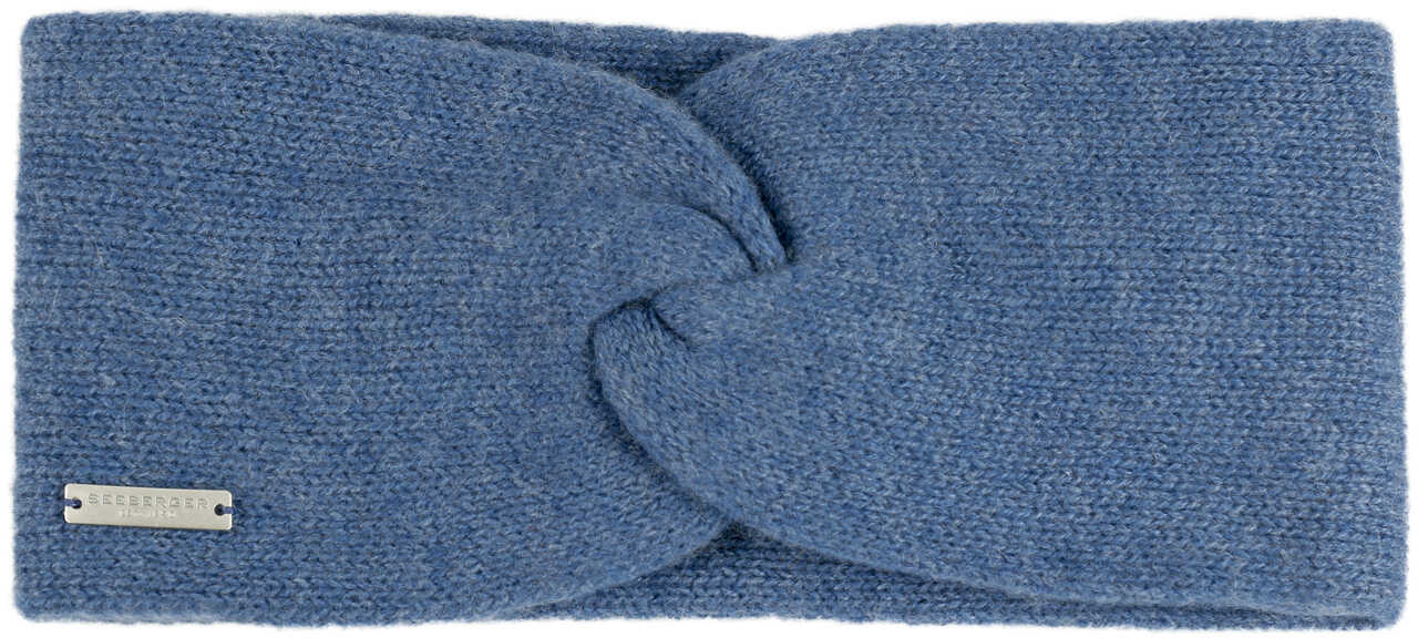 Opaska na Czoło Lasuna Kaszmir by Seeberger, niebieski, One Size