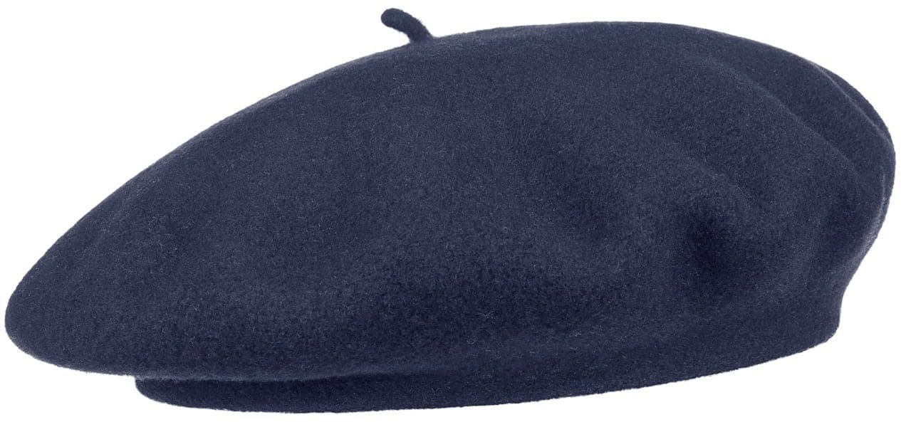 Czapka Baskijska z Kaszmirem by Barascon, ciemnoniebieski, One Size