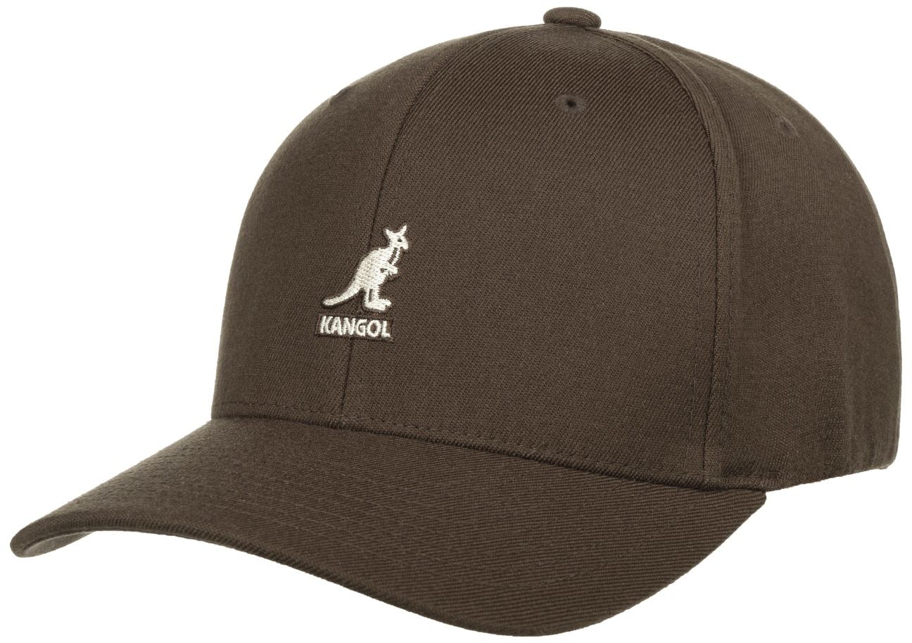 Czapka Wool Flexfit by Kangol, brązowy, L/XL (58-61 cm)